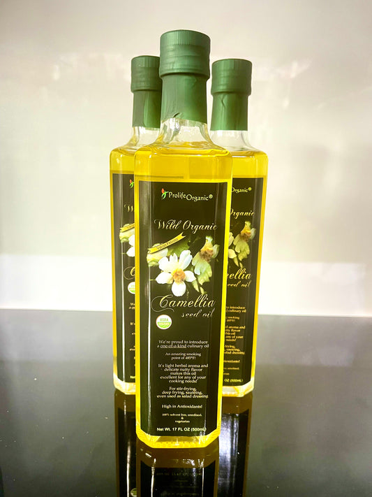 Camellia seed oil (500 mL).