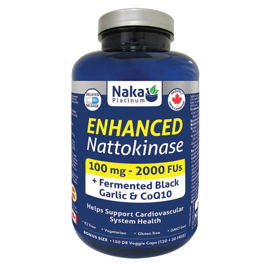 Naka Enhanced Nattokinase 100mg (150 vcaps)