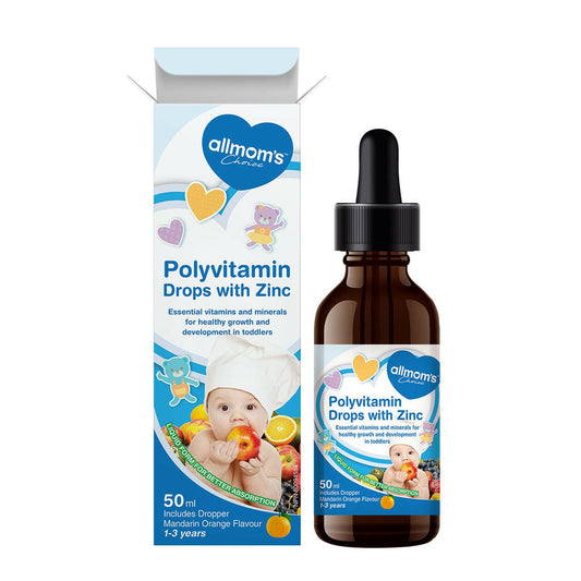 Allmom's Choice Children Polyvitamin Drops with Zinc (50mL)