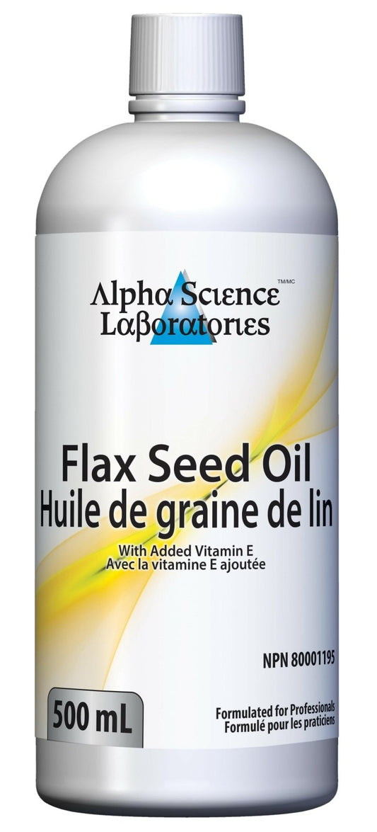 Alpha Science Lab Flax Seed Oil (500 mL)