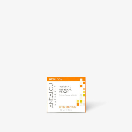 Andalou Naturals Brightening Probiotic + C Renewal Cream (50 mL)