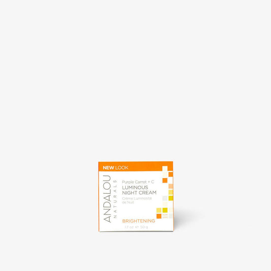 Andalou Naturals Brightening Purple Carrot + C Luminous Night Cream (50 mL)