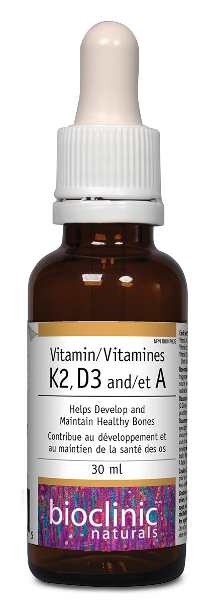 BioClinic Naturals Vitamin K2, D3 and A (30mL)