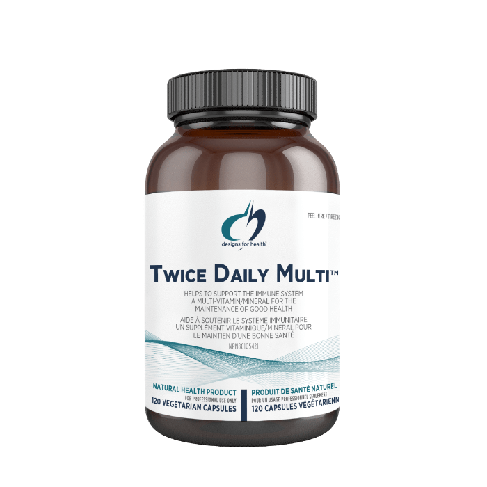 Designs For Health Twice Daily Multi (120 vcaps)