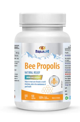 Maplelife Bee Propolis 500mg （100 Capsules）