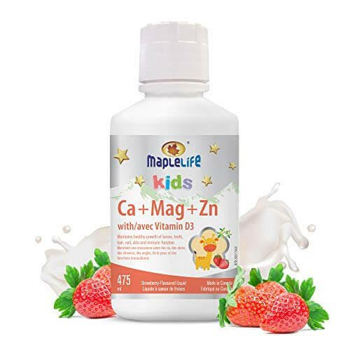 Maplelife Children Ca + Mg+ Zn With Vitamin D3 liquid (475 mL)