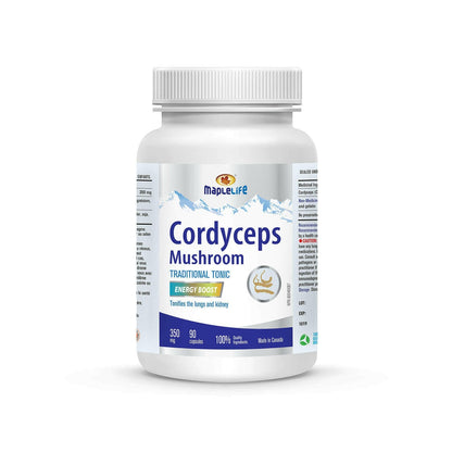 Maplelife Cordyceps Mushroom 350mg (90 Capsules)