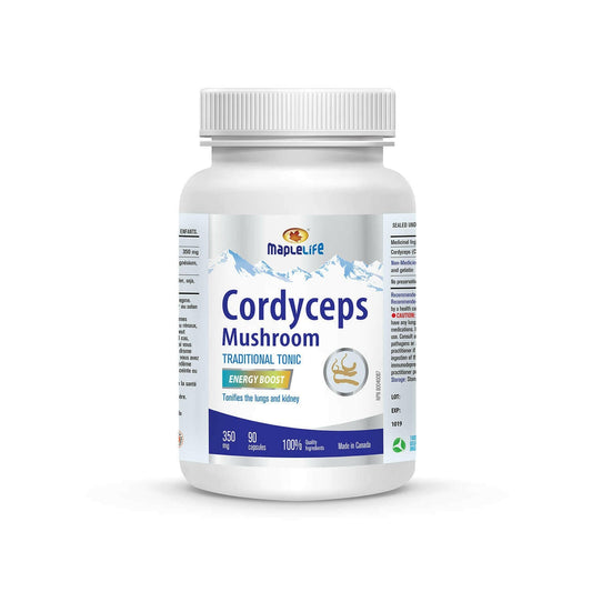 Maplelife Cordyceps Mushroom 350mg (90 Capsules)