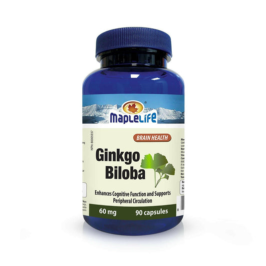 Maplelife Ginkgo Biloba 60mg (90 Softgels)