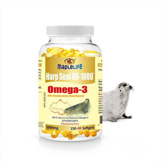 Maplelife Harp Seal Oil 1000mg (180 Softgels)