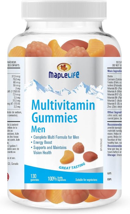 Maplelife Multivitamin Gummies For Men (130 Gummies)