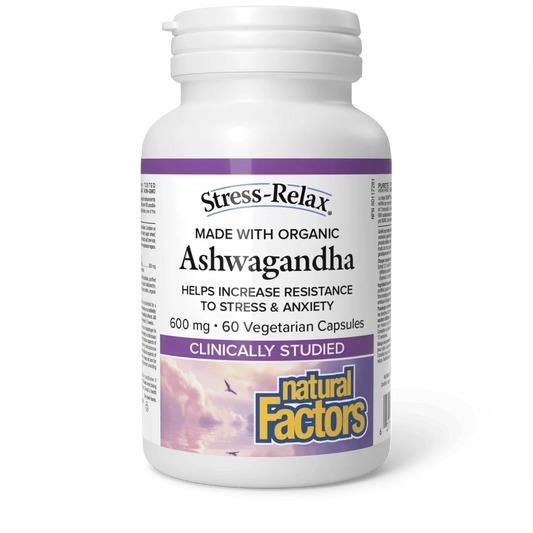 Natural Factors Ashwagandha 600 mg (60 vcaps)