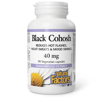 Natural Factors Black Cohosh Extract 40mg (90 Vcaps)