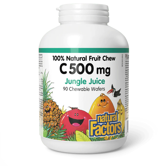 Natural Factors Chewable Vitamin C 500mg (90 chewables)