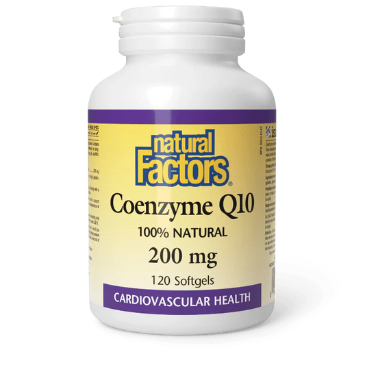 Natural Factors Coenzyme Q10 200mg (120 Softgels)