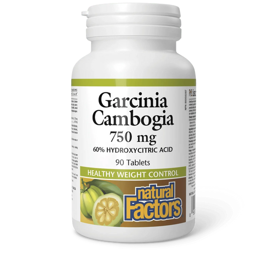 Natural Factors Garcinia Cambogia 60% HCA (90 Tablets)