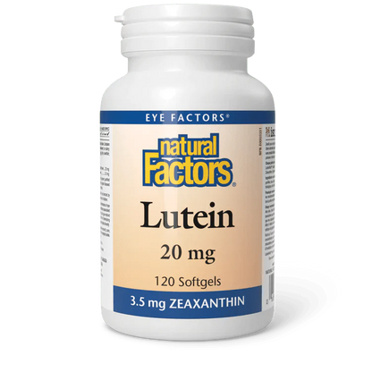 Natural Factors Lutein 20mg (60 | 120 Softgels)