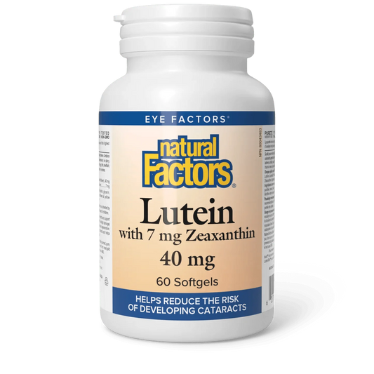 Natural Factors Lutein 40 mg with Zeaxanthin (60 Softgels)