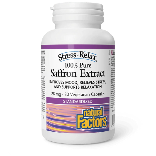 Natural Factors Saffron Extract 100% Pure 28 mg (30 vcaps)
