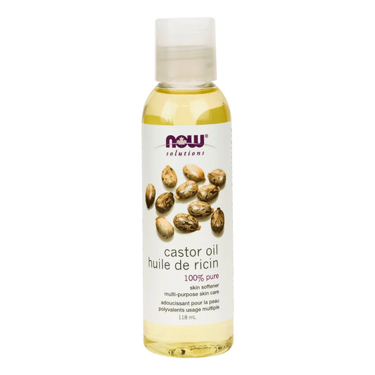 NOW Castor Oil (118mL) - 100% PURE