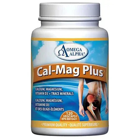 Omega Alpha Cal - Mag Plus (120 Caps)