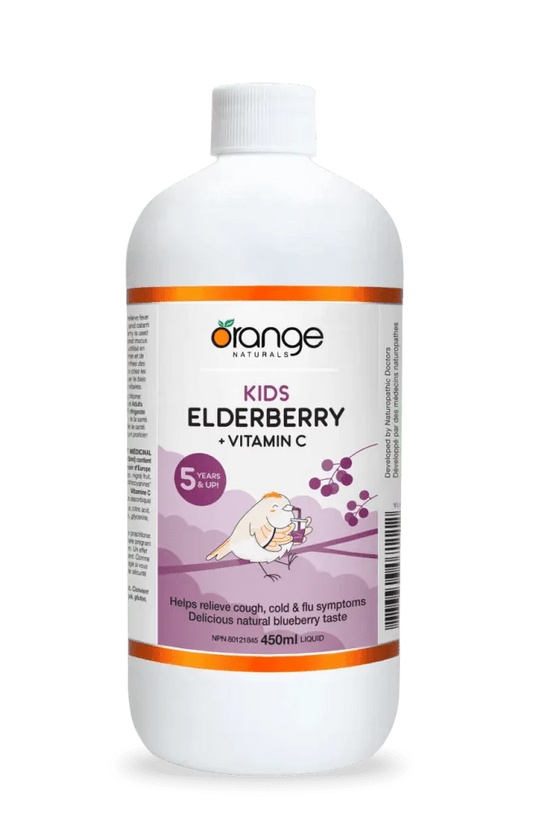 Orange Naturals Kids Elderberry + Vitamin C liquid (450ml）