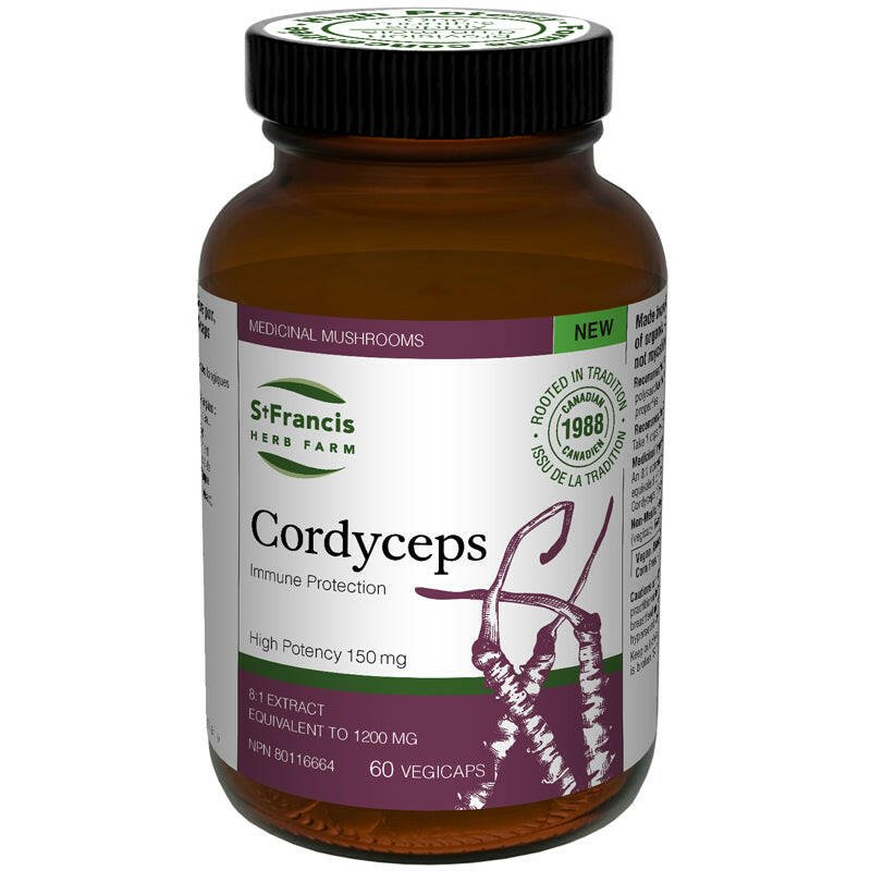 St Francis Herb Farm Cordyceps Mushroom - 60 Vegicaps