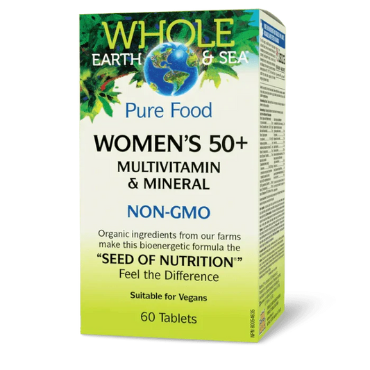 Whole Earth & Sea Women’s 50+ Multivitamin & Mineral (60 tablets)